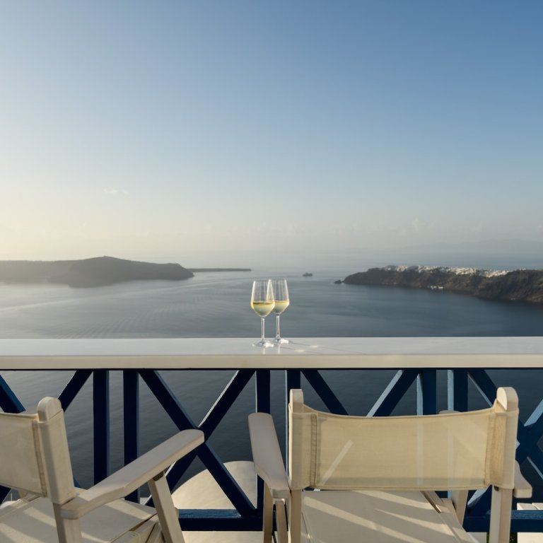 Suite con balcón y con vista al mar Heliotopos