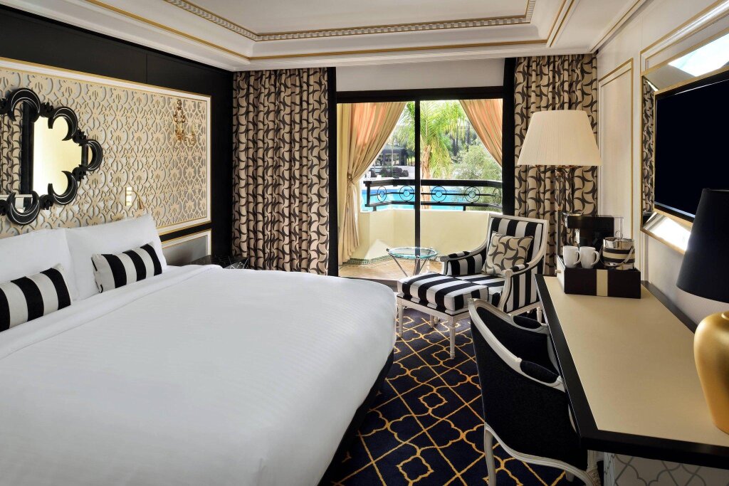 Двухместный номер Deluxe с балконом и с красивым видом из окна Fes Marriott Hotel Jnan Palace