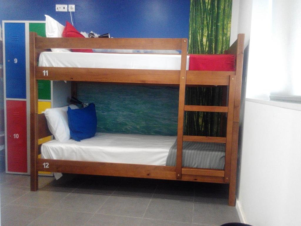 Кровать в общем номере UAU Hostel