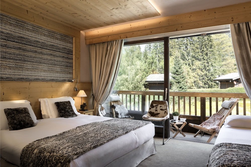 Superior room with balcony Les Grands Montets Hotel & Spa