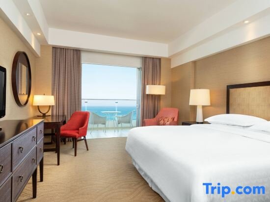 Двухместный номер Deluxe с балконом и oceanfront Sheraton Grand Rio Hotel & Resort
