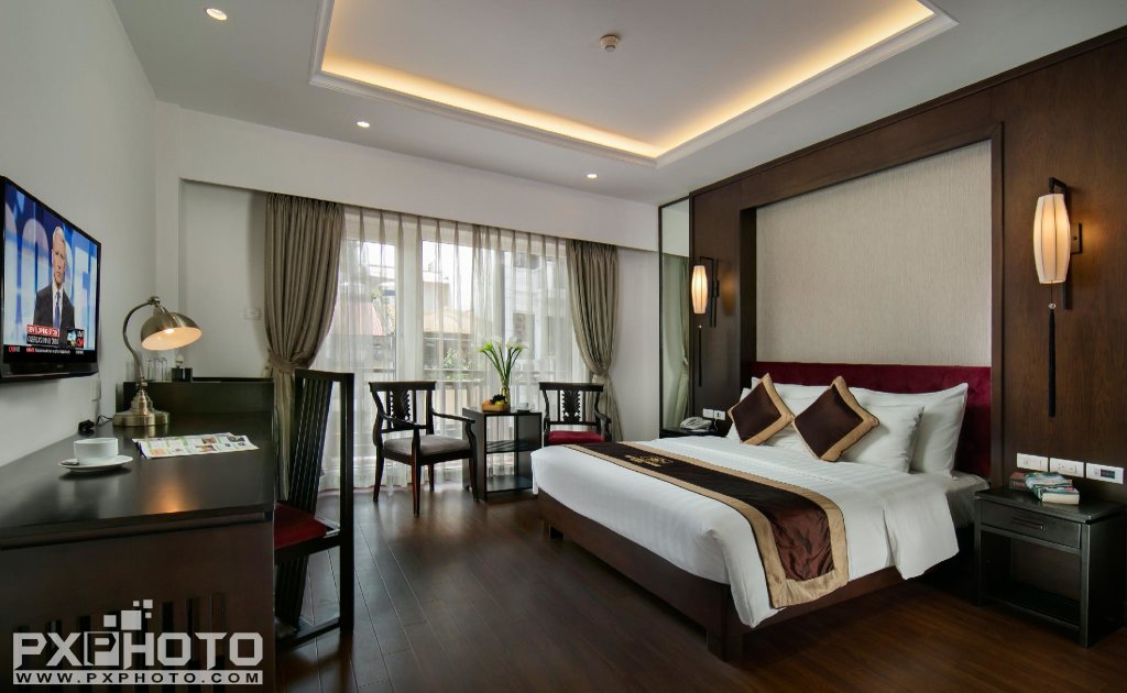 Executive Double room with balcony and with city view Quoc Hoa Premier Hotel