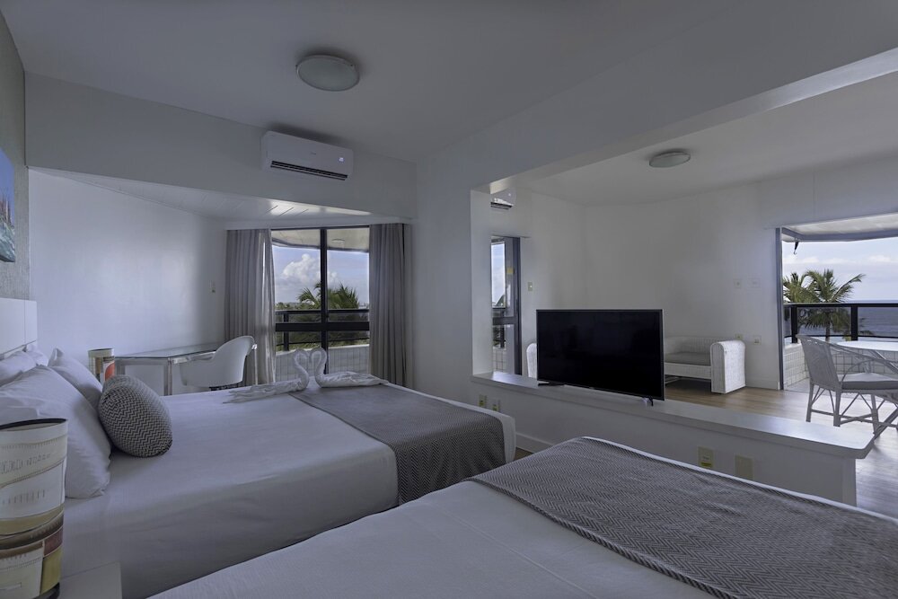 Standard Zimmer mit Balkon Maceió Atlantic Suites