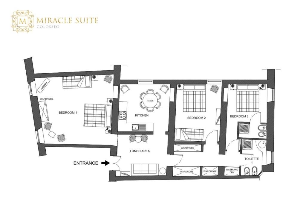 Apartamento Colosseo Miracle Suite