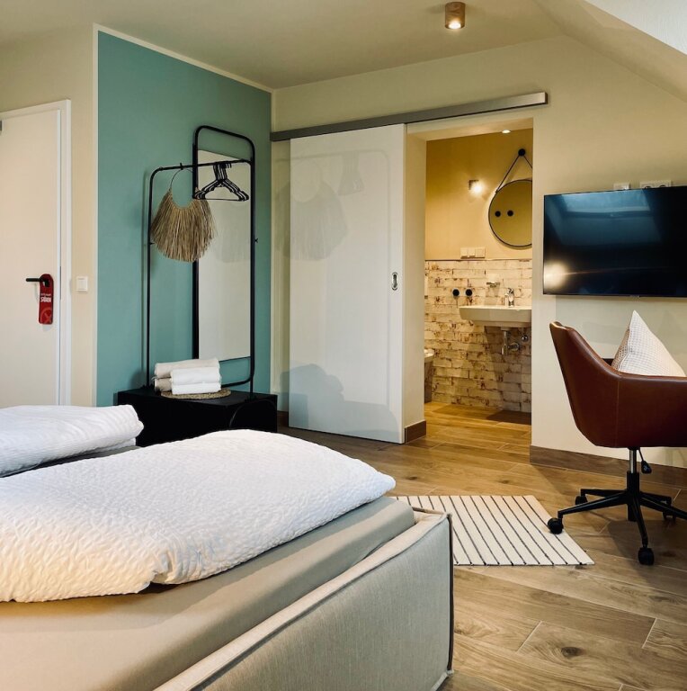 Camera doppia Superior 1 camera da letto con vista Hotel-Bistro-Europa