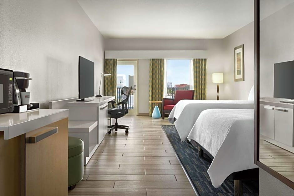 Standard Vierer Zimmer mit eingeschränkter Sicht Hilton Garden Inn South Padre Island Beachfront