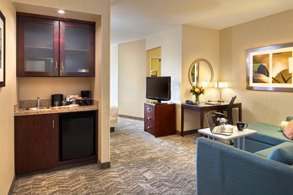 Двухместный люкс SpringHill Suites by Marriott Salt Lake City Downtown