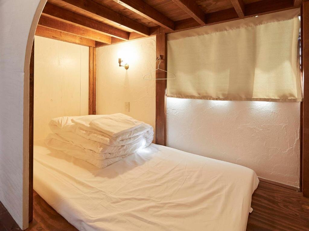 Кровать в общем номере haku hostel