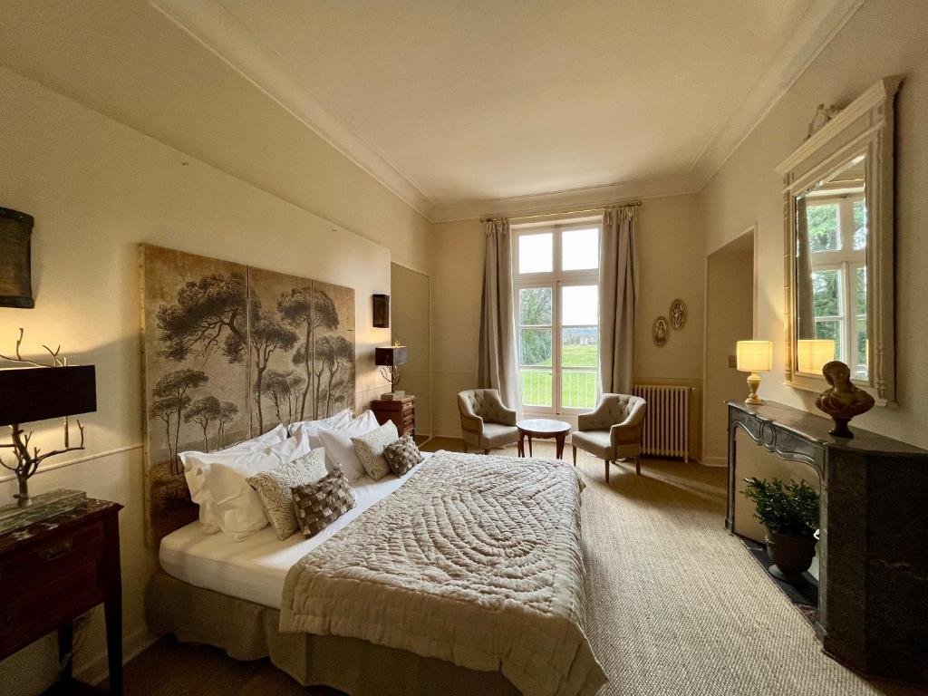 Standard Double room with park view Chateau de Roquelune