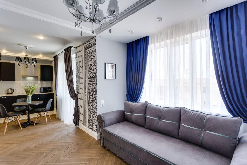 Estudio 1 dormitorio con balcón LoftModern on Adygeyskaya Street