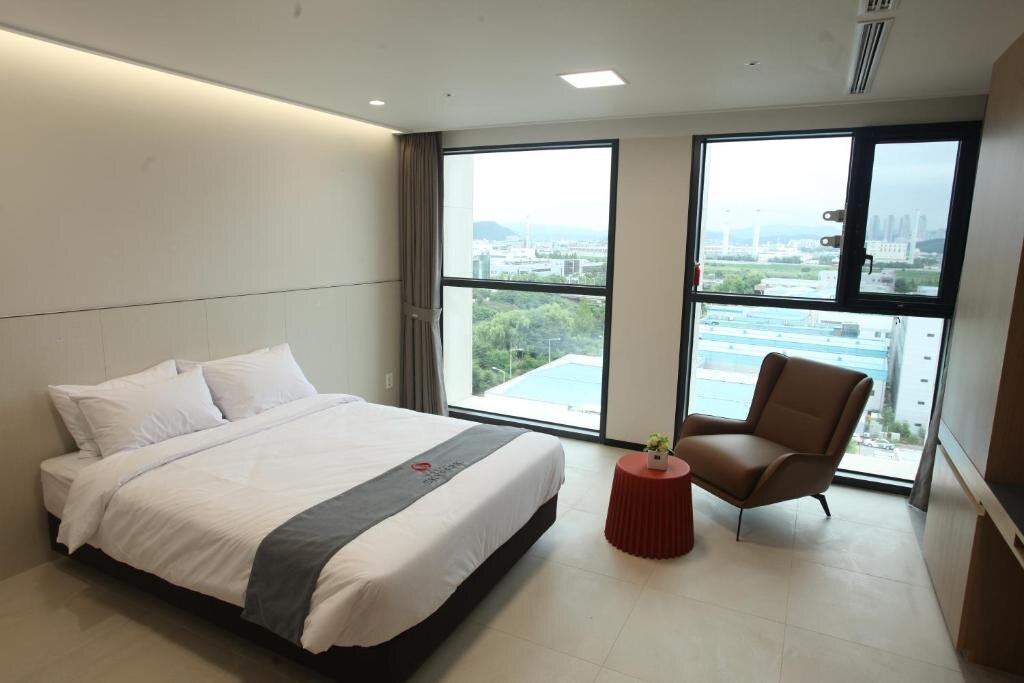 Standard double chambre Hotel Skypark Daejeon 1