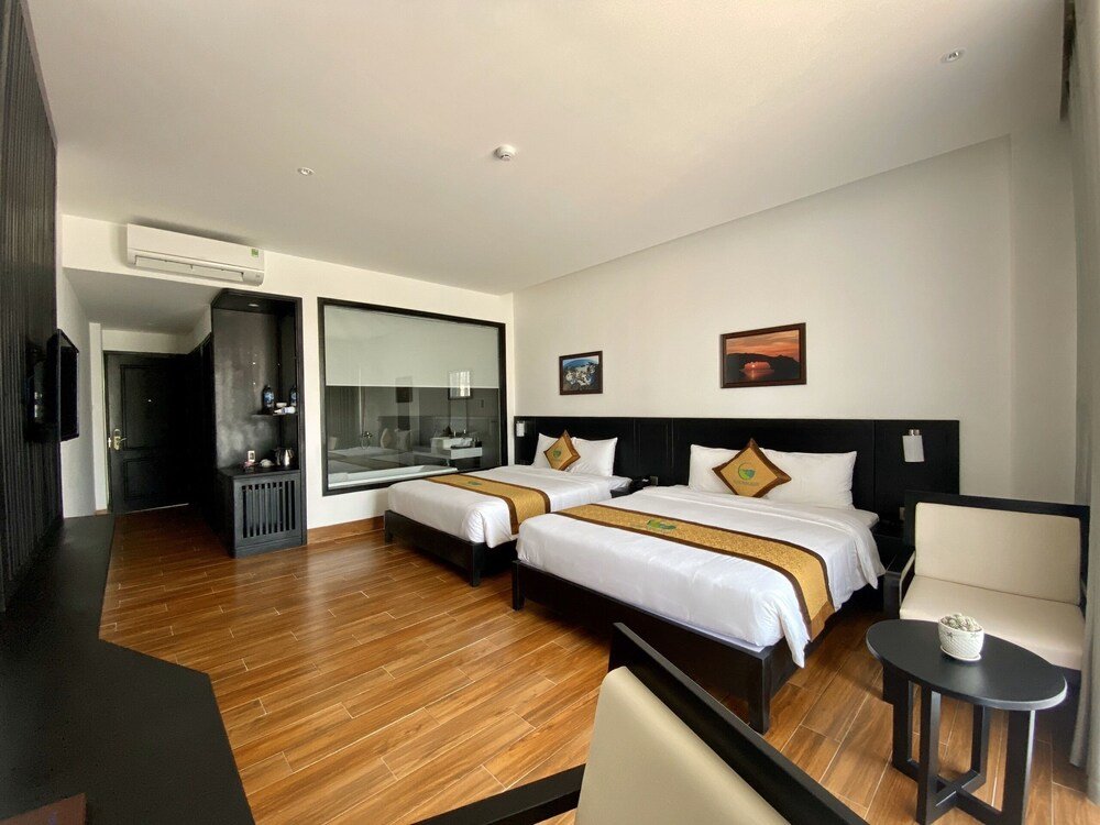 Standard famille chambre avec balcon et Vue jardin Ly Son Pearl Island Hotel & Resort