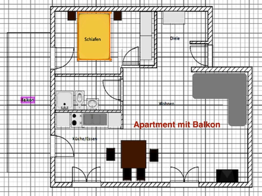 Апартаменты с балконом Seebrise mit Musik und Wein