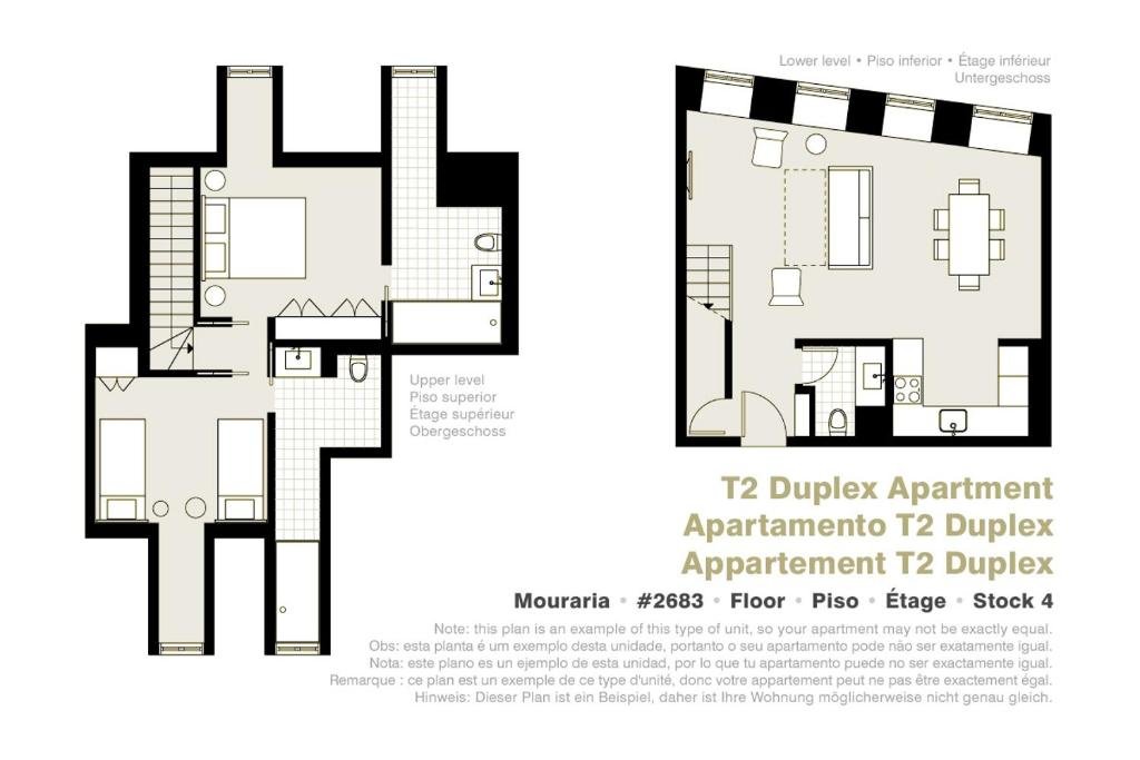 2 Bedrooms Duplex Apartment Lisbon Serviced Apartments - Mouraria