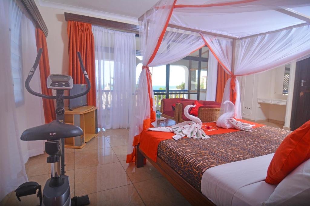 Habitación doble De lujo con balcón y con vista al mar Ocean View Nyali Boutique Hotel