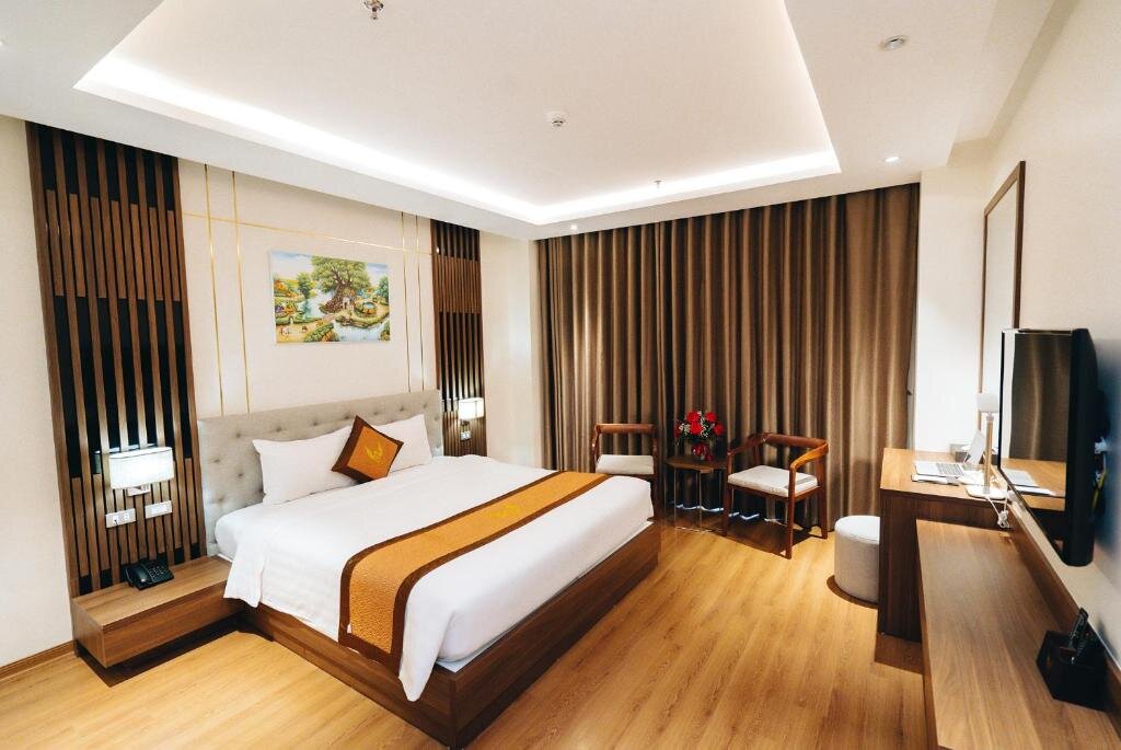 Standard Doppel Zimmer mit Balkon Manh Quan Luxury Hotel