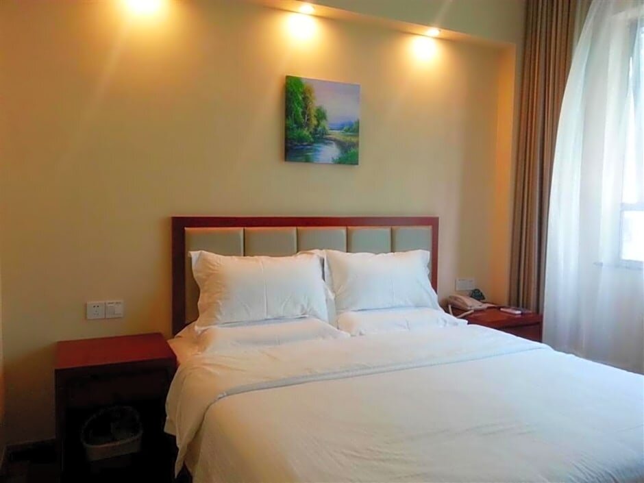 Deluxe Doppel Zimmer GreenTree Inn Shanghai Caohejing Songjiang Jiuxin Road Business Hotel