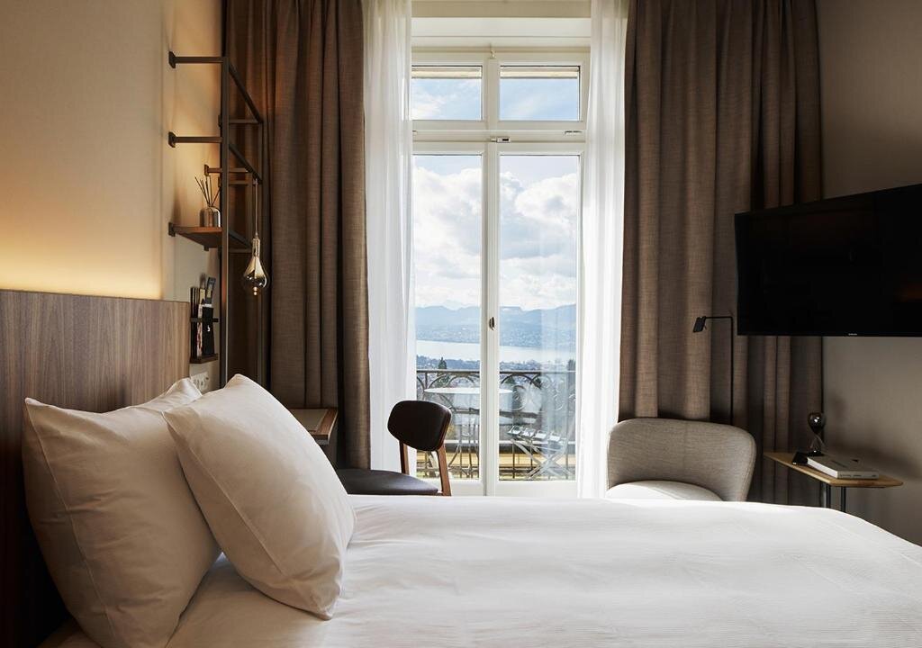 Одноместный номер Superior с видом на озеро Sorell Hotel Zürichberg