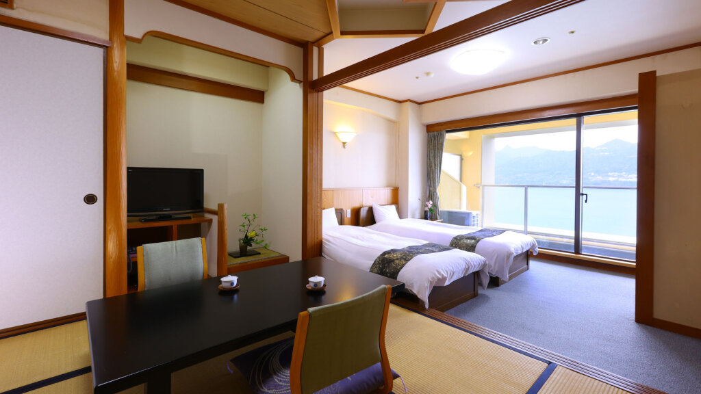 Supérieure chambre Vue sur l'océan Katsuura Gyoen