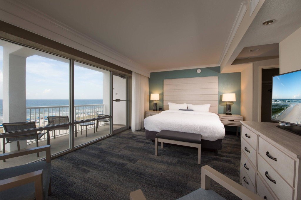 Suite doble familiar con balcón y con vista a la bahía SpringHill Suites Pensacola Beach
