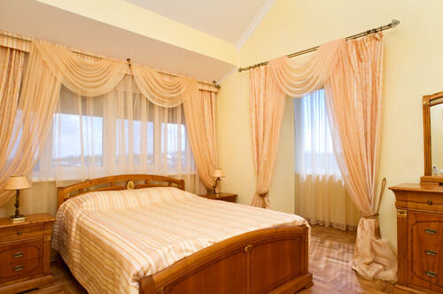 Кровать в общем номере с 2 комнатами Апарт-отель Ривьера