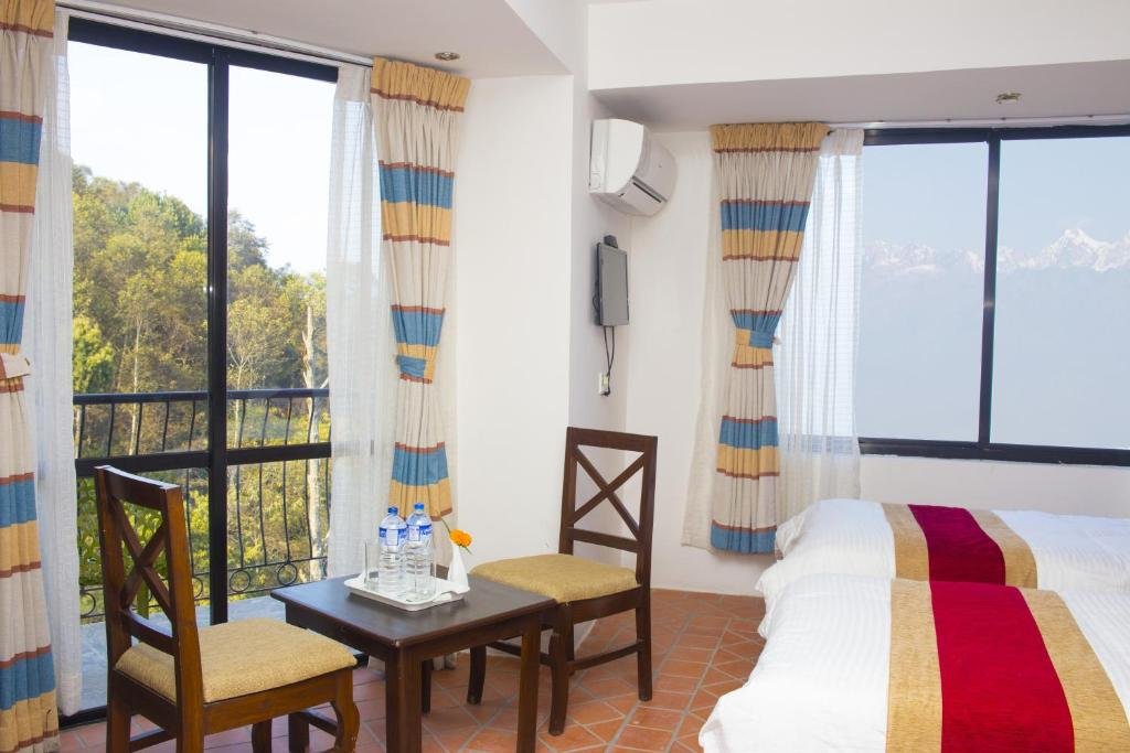 Двухместный номер Deluxe с видом на горы Hotel Himalayan Villa