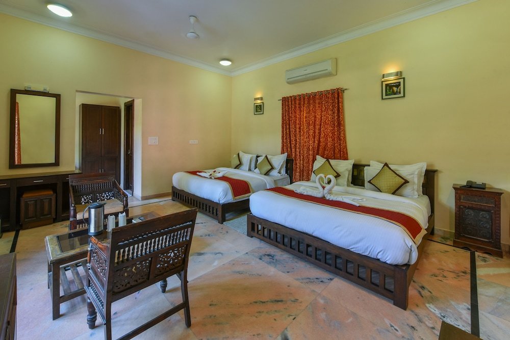 Standard Vierer Familie Zimmer 1 Schlafzimmer mit Blick Garh Govind Hotel and Resort