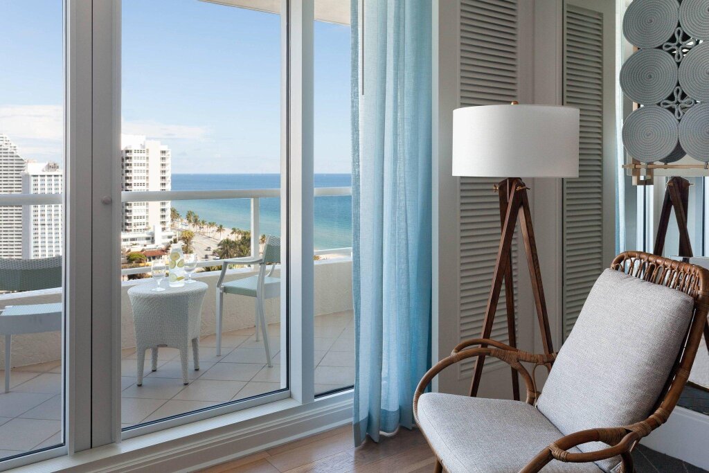 Habitación doble Estándar con balcón y con vista parcial al océano The Ritz-Carlton, Fort Lauderdale