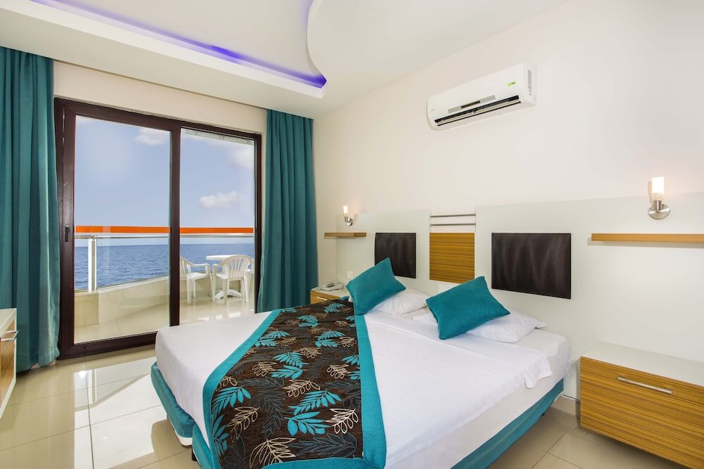 Standard Einzel Zimmer mit Balkon Kleopatra Ada Beach Hotel