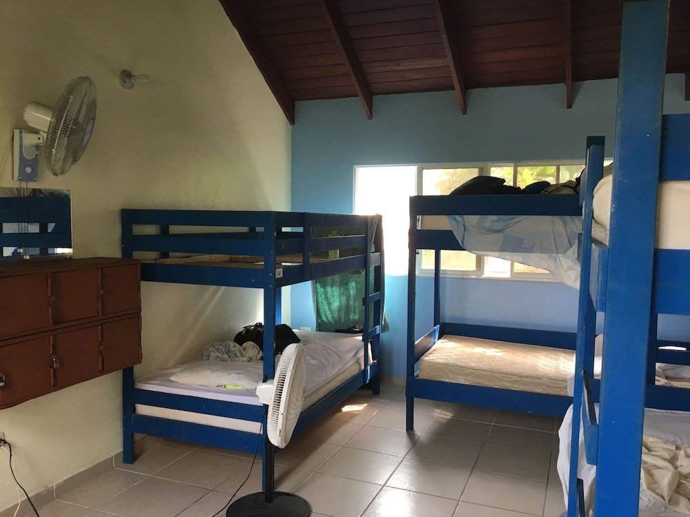 Кровать в общем номере Bavaro Hostel