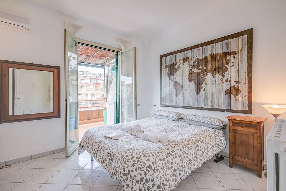 Habitación Estándar 1 dormitorio ático con vista al mar Sanremo Penthouse Market 700m From Sea