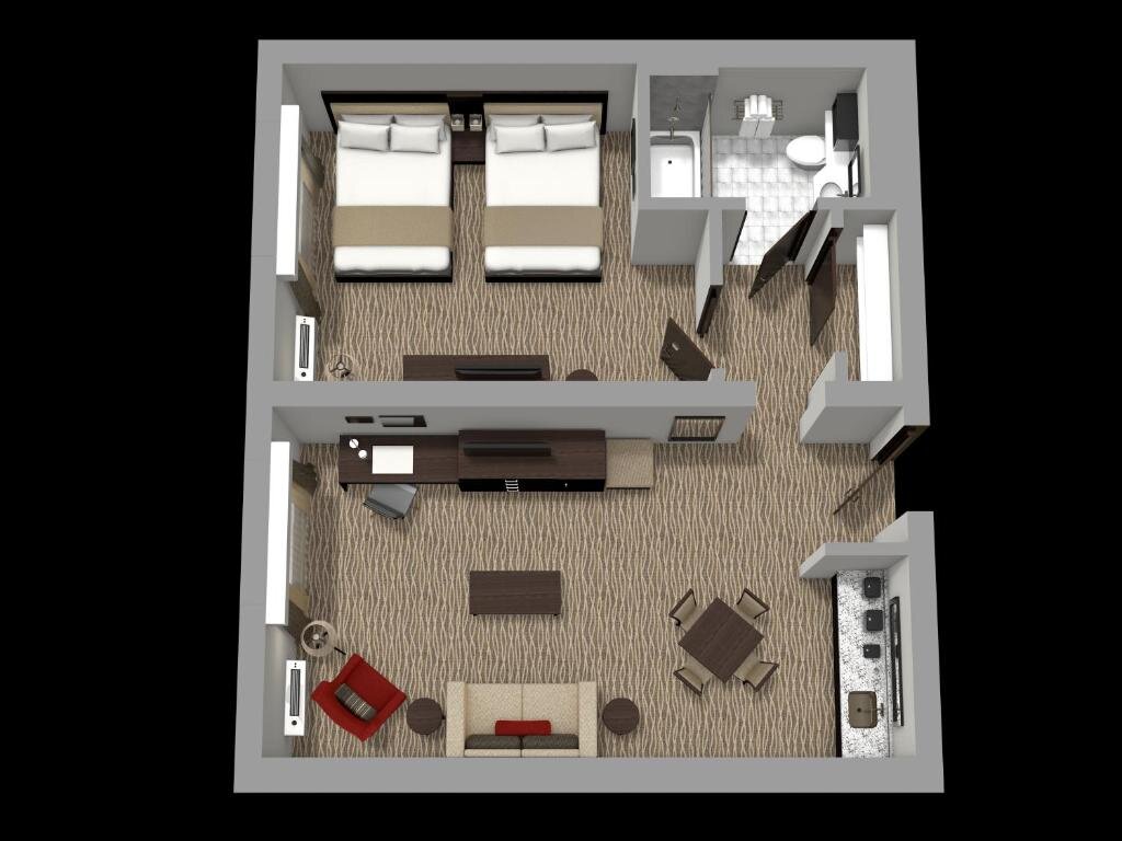Suite quadrupla 1 camera da letto Country Inn & Suites by Radisson, Rochester-Pittsford/Brighton, NY