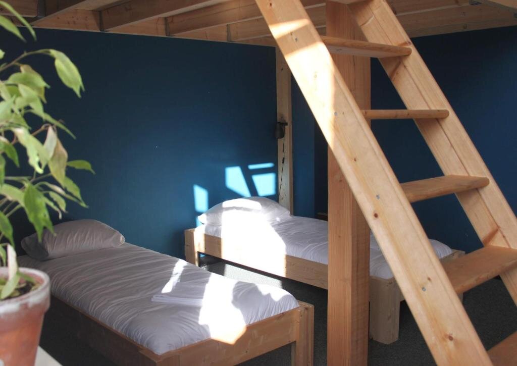 Кровать в общем номере Hostel Roots