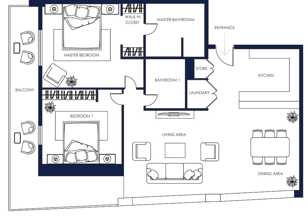 Deluxe Apartment 2B-Fairways West-301 by bnbme homes