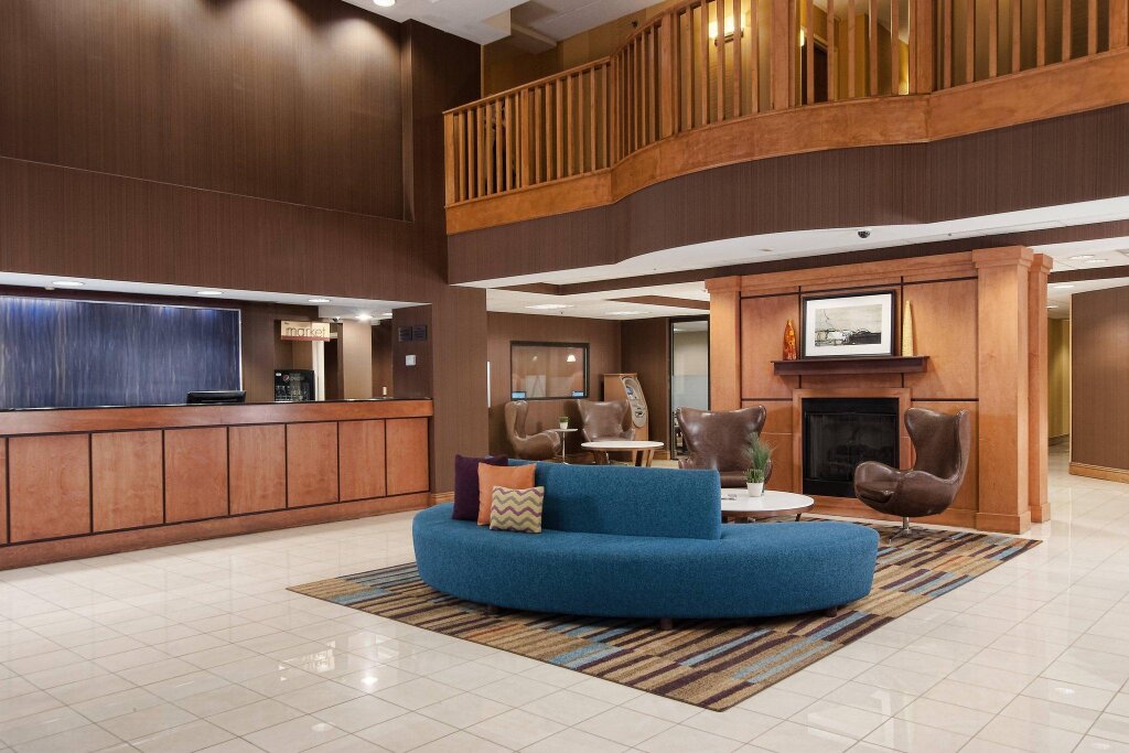 Кровать в общем номере Fairfield Inn and Suites Atlanta Airport South/Sullivan Road