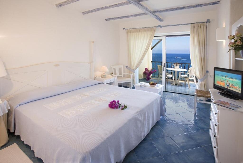 Habitación doble Estándar con vista al mar Club Hotel Baja Sardinia