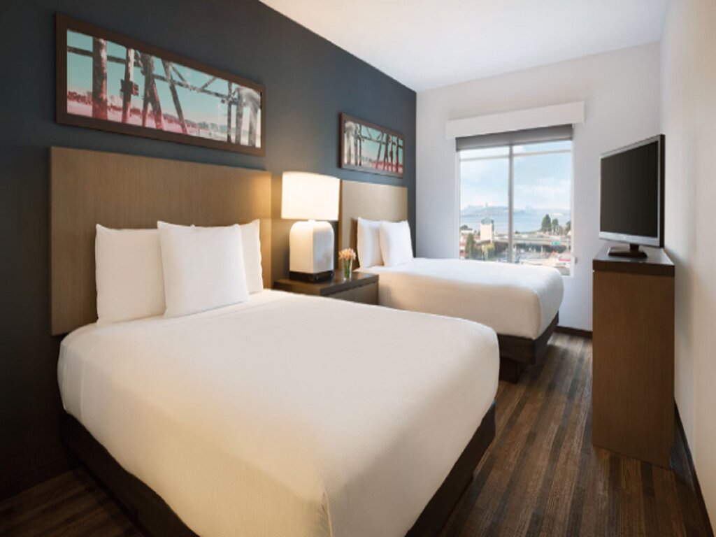 Standard Doppel Zimmer mit Blick auf die Bucht Hyatt House Emeryville