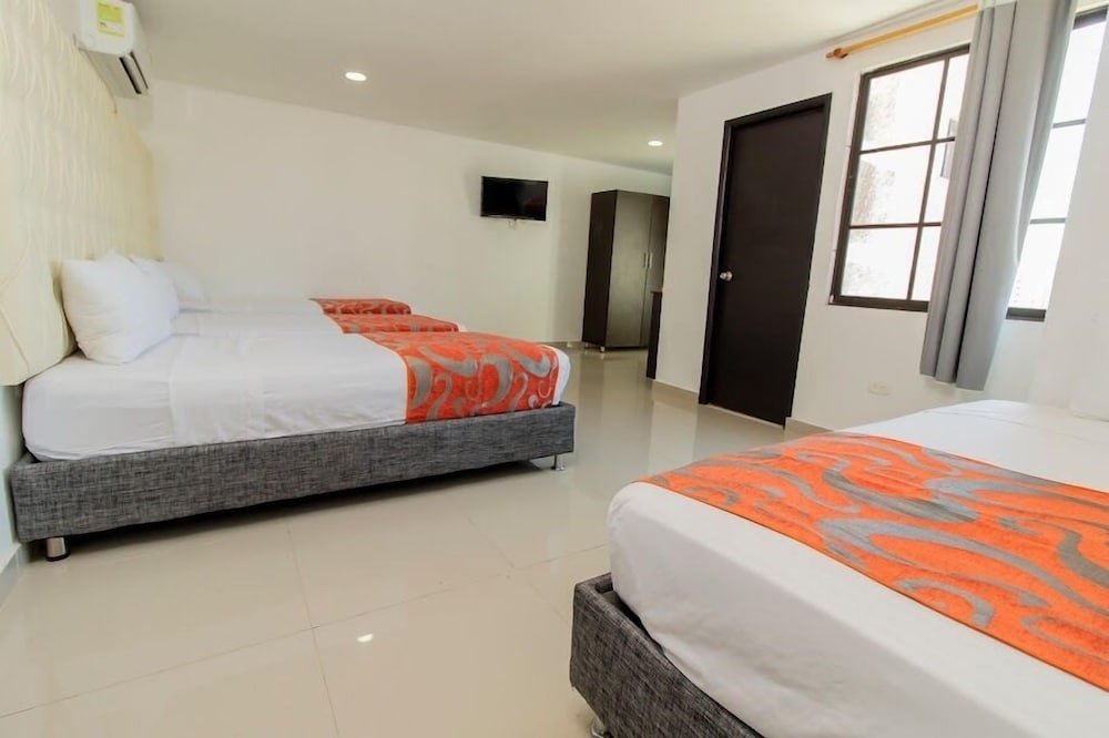 Deluxe quadruple chambre Hotel Caribe Plaza Barranquilla