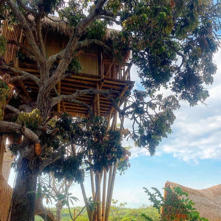 Hütte mit Balkon Penida Bambu Green Villas