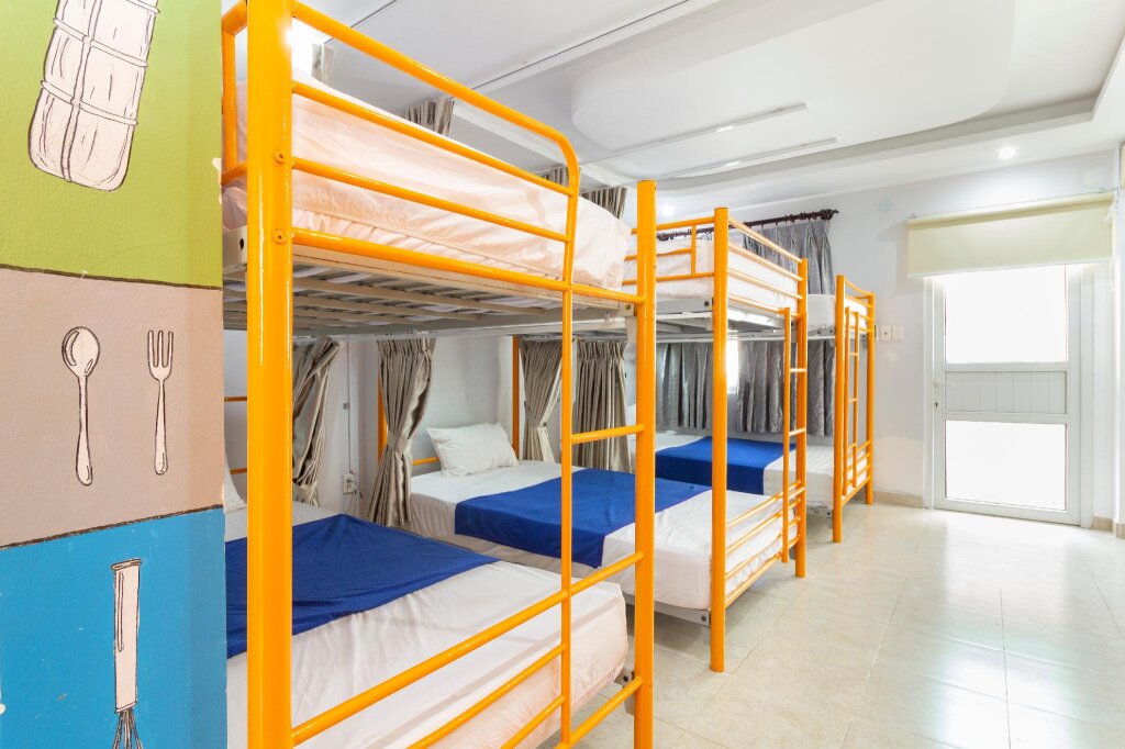 Кровать в общем номере (мужской номер) SaiGon Gạo Hostel