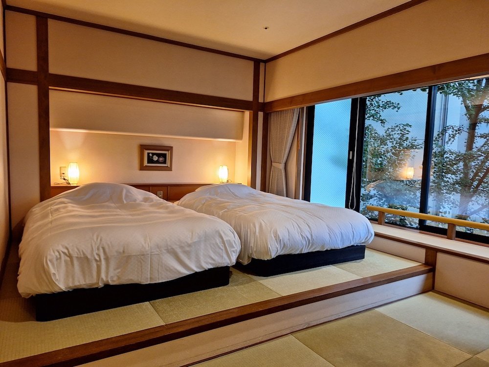 Standard Zimmer 2 Schlafzimmer mit Gartenblick Takinoyu Hotel