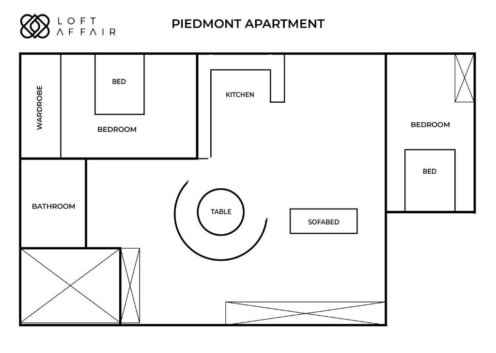 Apartment Apartment Piedmont by Loft Affair