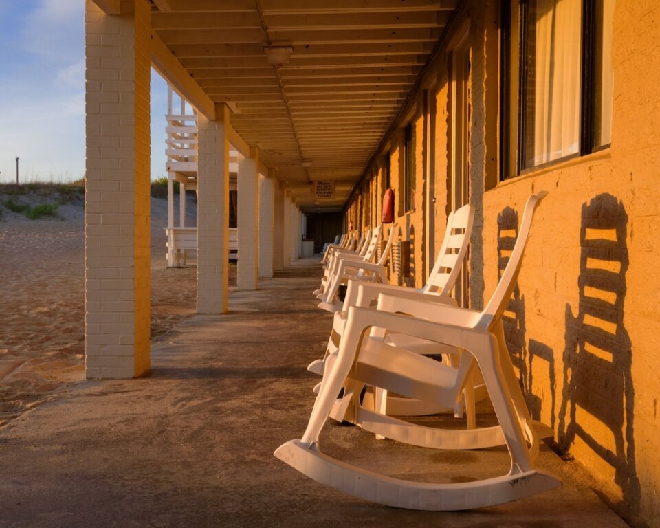 Habitación cuádruple Estándar con vista parcial al océano Outer Banks Motor Lodge