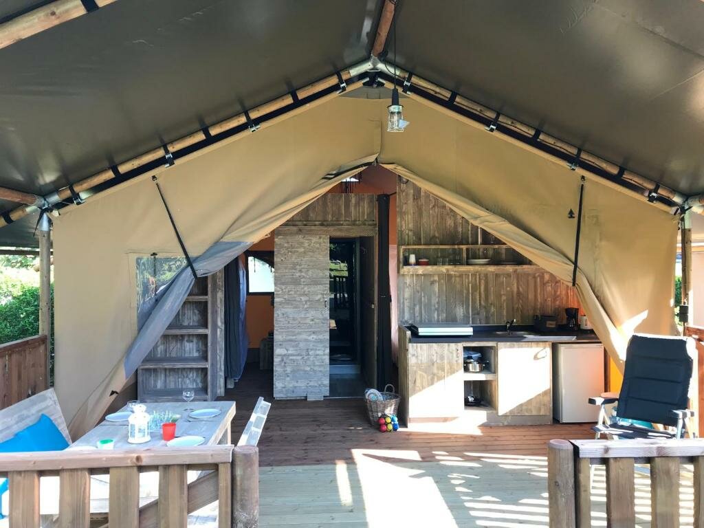 Tente Safaritent Glamping op Camping Orlando in Chianti