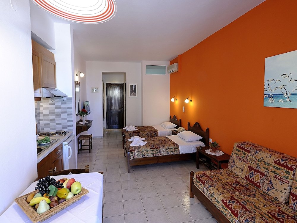 Studio with balcony and with mountain view Apollon Hotel Apartments
