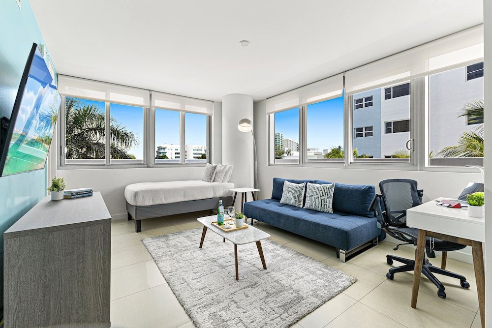 Appartamento Standard 1 camera da letto con balcone e con vista sulla città Dharma Home Suites Miami Beach at Monte Carlo