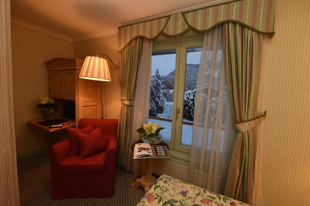 Двухместный номер Deluxe с видом на горы Grand Hôtel du Golf & Palace