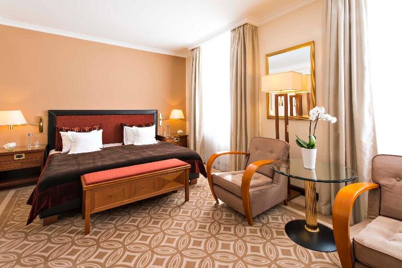 Deluxe Double room with balcony Grand Hotel des Bains Kempinski