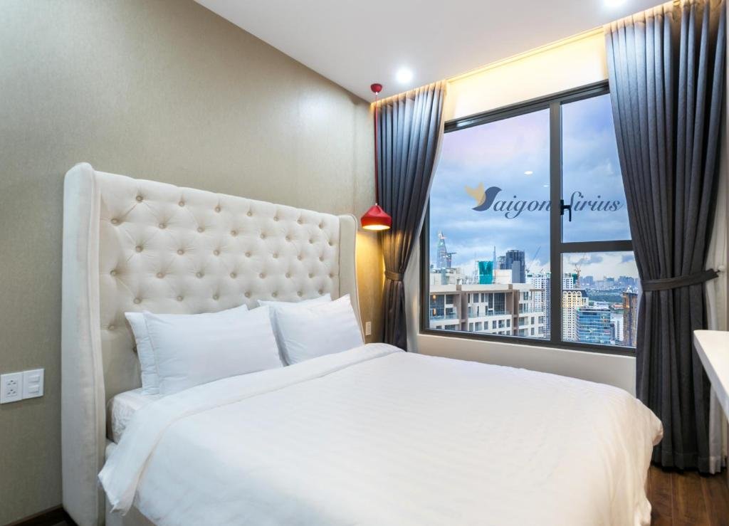 Apartment 2 Schlafzimmer mit Balkon und mit Flussblick Saigon Sirius