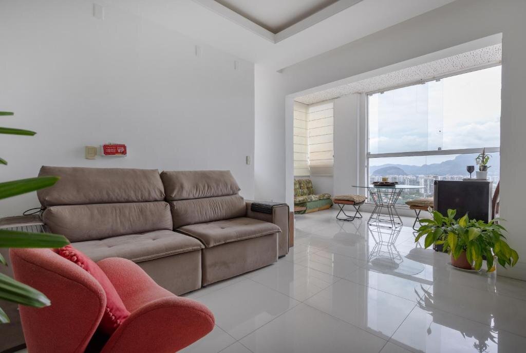 Апартаменты Pineapples LC2207 - Apartamento 3 quartos na Barra da Tijuca, com piscina no terraço e vista para o mar